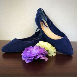 Seychelles Drove Suede Indigo Flats